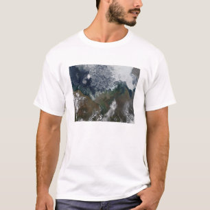 T-shirt O Rio Mackenzie esvazia na baía de Mackenzie