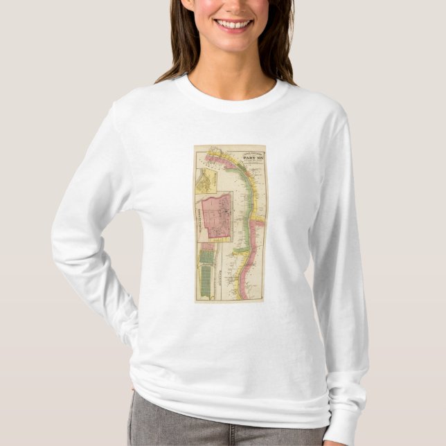 T-shirt O Rio Ohio e vale superiores 3 (Frente)