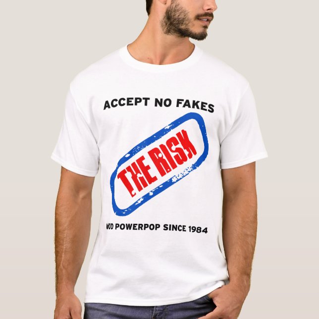 T-shirt O risco - powerpop da modificação (Frente)