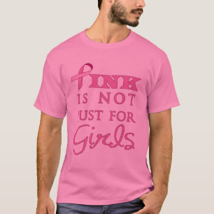 T-shirt O rosa não é apenas para meninas