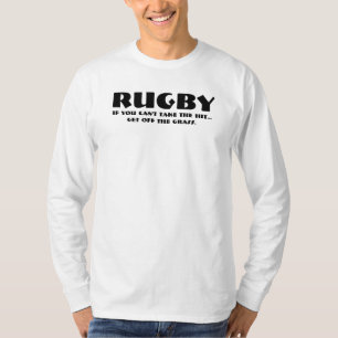 T-shirt O RUGBY, se você não pode tomar a batida… sai