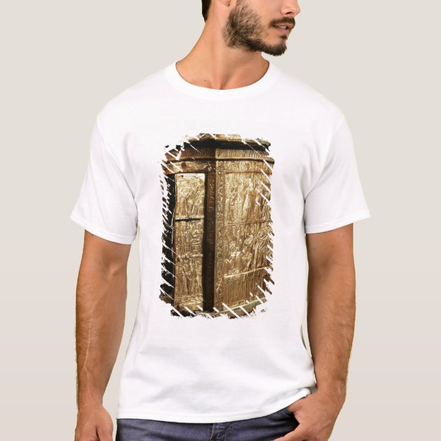 T-shirt O santuário dourado do reino novo de Tutankhamun (Frente)