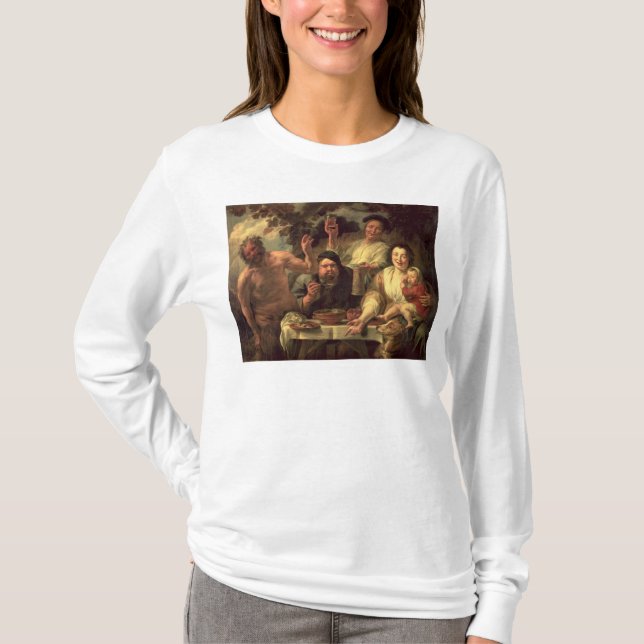 T-shirt O Satyr e os camponeses (Frente)