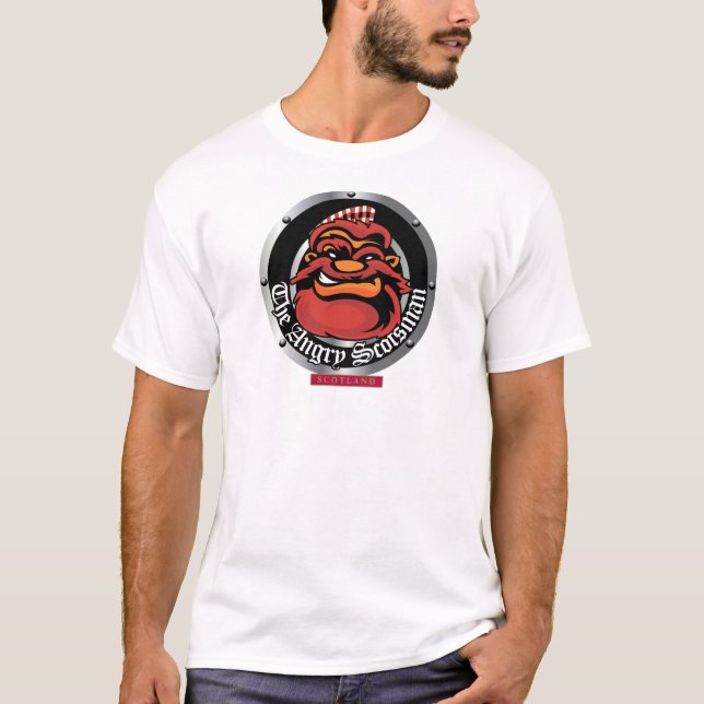 T-shirt O Scotsman irritado (Frente)