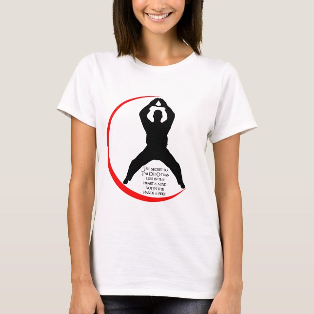 T-shirt O segredo ao qui Ch'uan de T'ai (Frente)