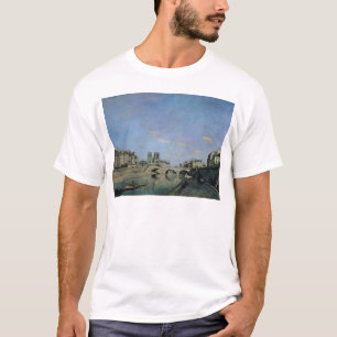 T-shirt O Seine e Notre Dame em Paris, 1864