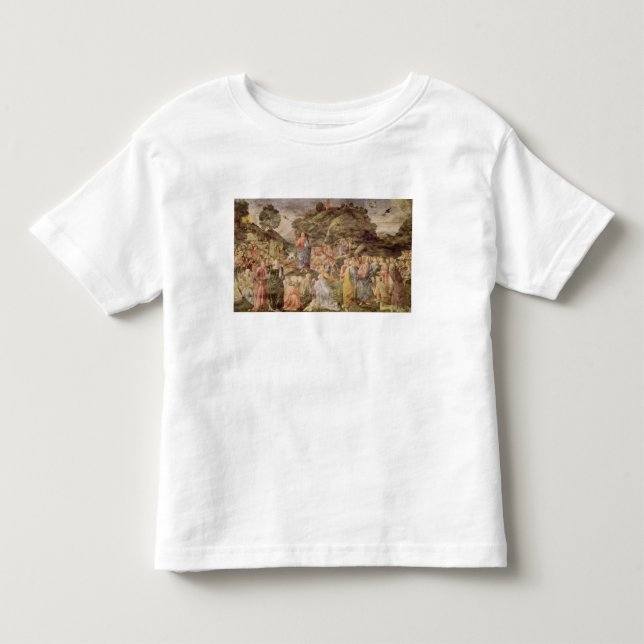 T-shirt O sermão na montagem, do Sistine (Frente)