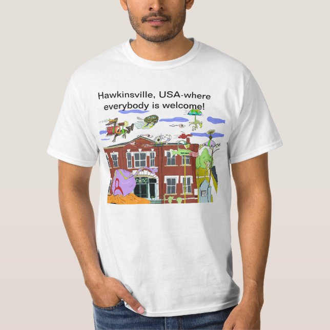 T-shirt O significado verdadeiro do sinal do wow (Frente)