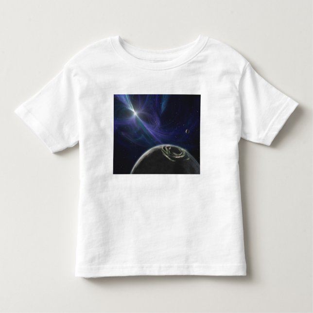T-shirt O sistema do planeta pulsar (Frente)