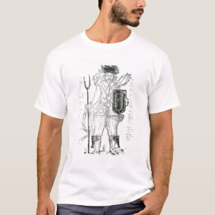 T-shirt O soldado irlandês inglês, com disciplina nova