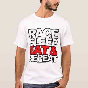 T-shirt O sono da raça come & repete