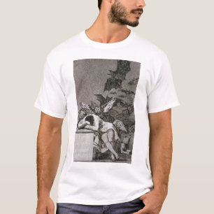 T-shirt O sono da razão produz monstro