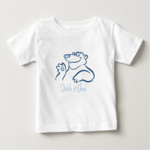 T-shirt O sorriso selvagem de urso polar