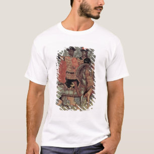 T-shirt O St. Boris e o St. Gleb montaram, c.1377