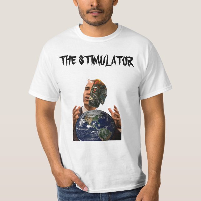 T-shirt O STIMULATOR - mundo (Frente)