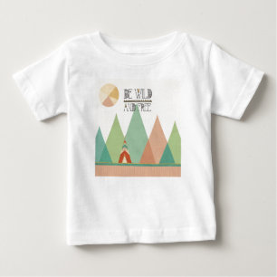 T-shirt O sudoeste Geo II  esteja selvagem e livre