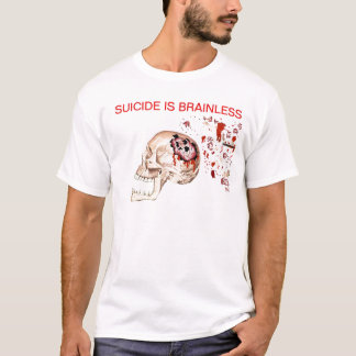 T-shirt O suicídio é Brainless