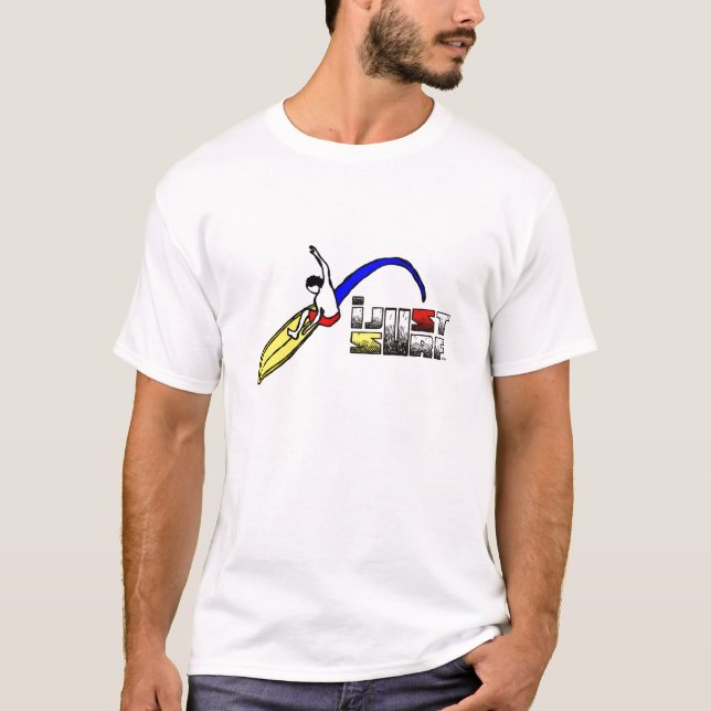 T-shirt O surfista clássico (Frente)