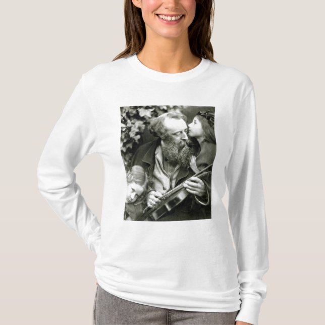 T-shirt O sussurro do rosa (Frente)