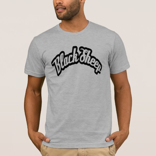 T-shirt O T clássico das ovelhas negras (Frente)