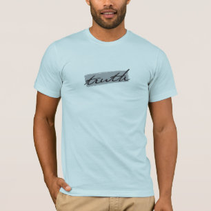 T-shirt o T da verdade