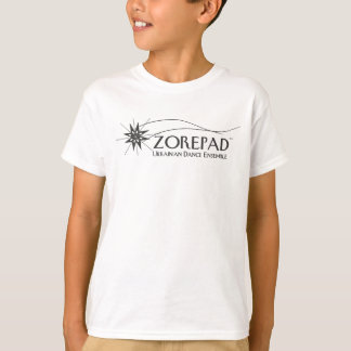 T-shirt O T das crianças de Zorepad