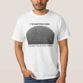 T-shirt O T do cemitério - mais vivamente do que você