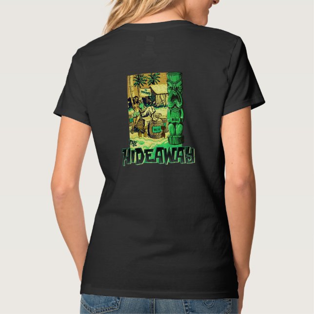 T-shirt O T do Hideaway (mulher) (Verso)