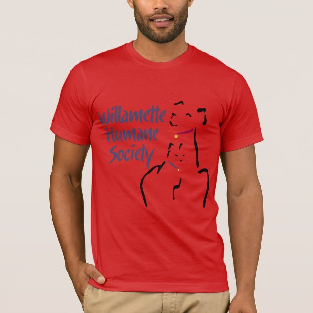 T-shirt O T dos homens (Frente)