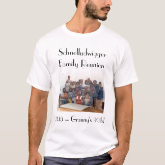 T-shirt O T dos homens da reunião de família 2015 de