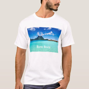 T-shirt O T dos homens de Bora Bora