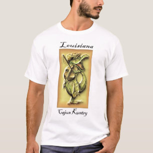 T-shirt O T dos homens de Cajun Kuntry