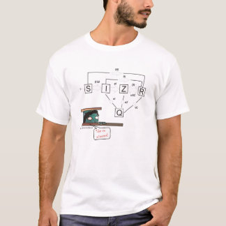 T-shirt O T dos homens - Matemática do zombi