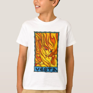 T-shirt O T dos miúdos de Vesta