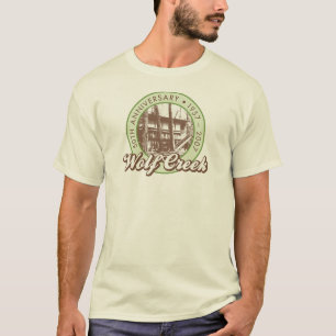 T-shirt O T natural dos homens de Wolf Creek