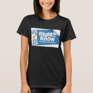 T-shirt O T orgânico das mulheres