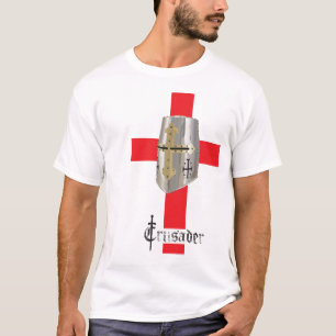 T-shirt O T padrão dos homens do cruzado