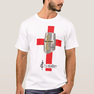 T-shirt O T padrão dos homens do cruzado