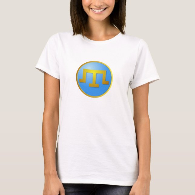 T-shirt O Tamga de Tatars crimeanos (Frente)