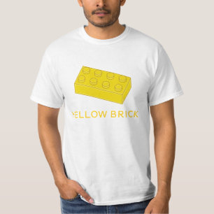 T-shirt O tijolo amarelo personaliza perto meu Minifig