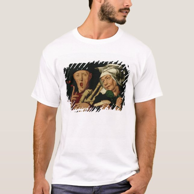 T-shirt O tocador de gaita-de-foles (Frente)