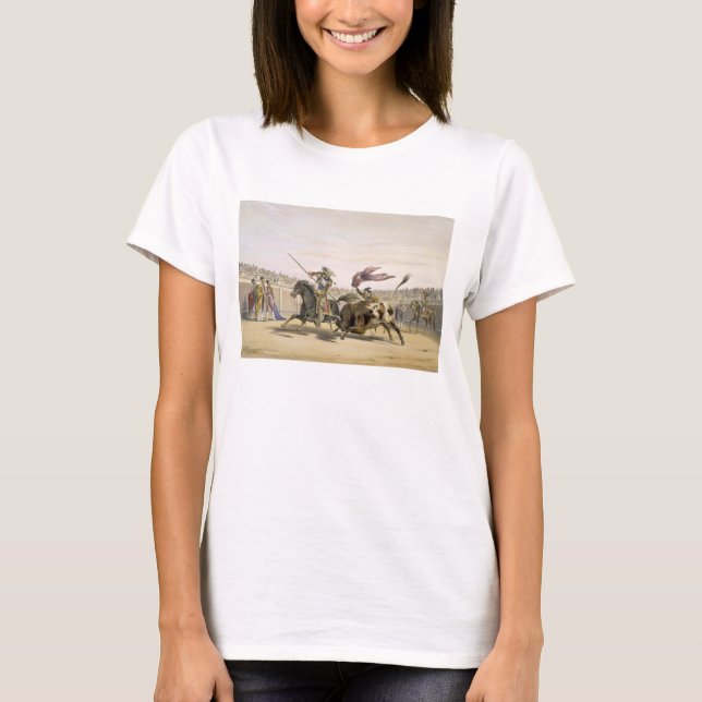 T-shirt O Touro Seguindo a Carga, 1865 (cor iluminada (Frente)