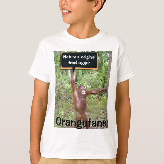 T-shirt O Treehugger original da natureza (Frente)