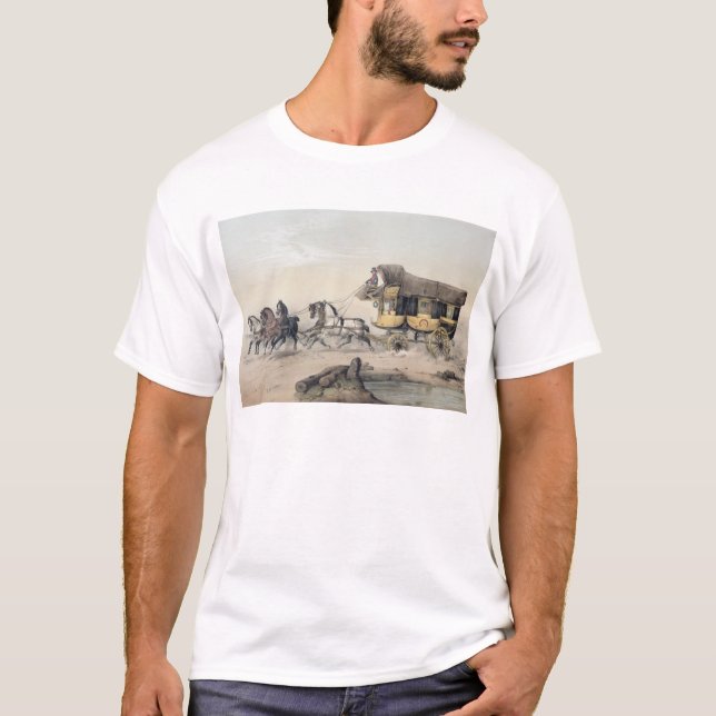 T-shirt O treinador do palco (Frente)