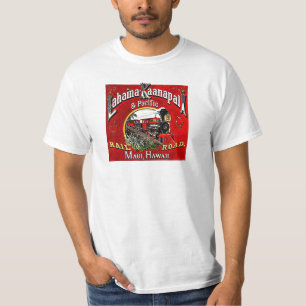 T-shirt O trem do cana-de-açúcar com locomotivas de