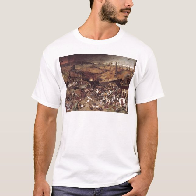 T-shirt O triunfo da morte de Peter Bruegel (Frente)