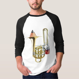 T-shirt O Trombone do baixo de Stubbie