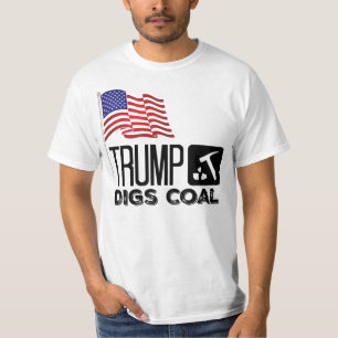 T-shirt O trunfo escava o carvão - trunfo 2020