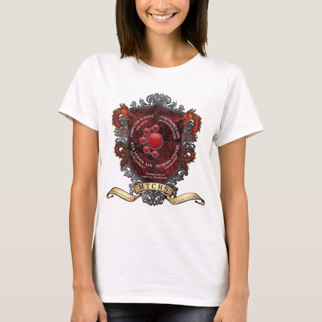 T-shirt O Tshirt das mulheres do CoA de MTCHS (Frente)