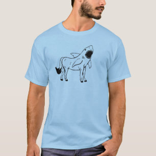 T-shirt O tubarão do cavalo